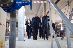 C. Собянин посетил станцию водоподготовки на Рублевском шоссе в Западном округе столицы