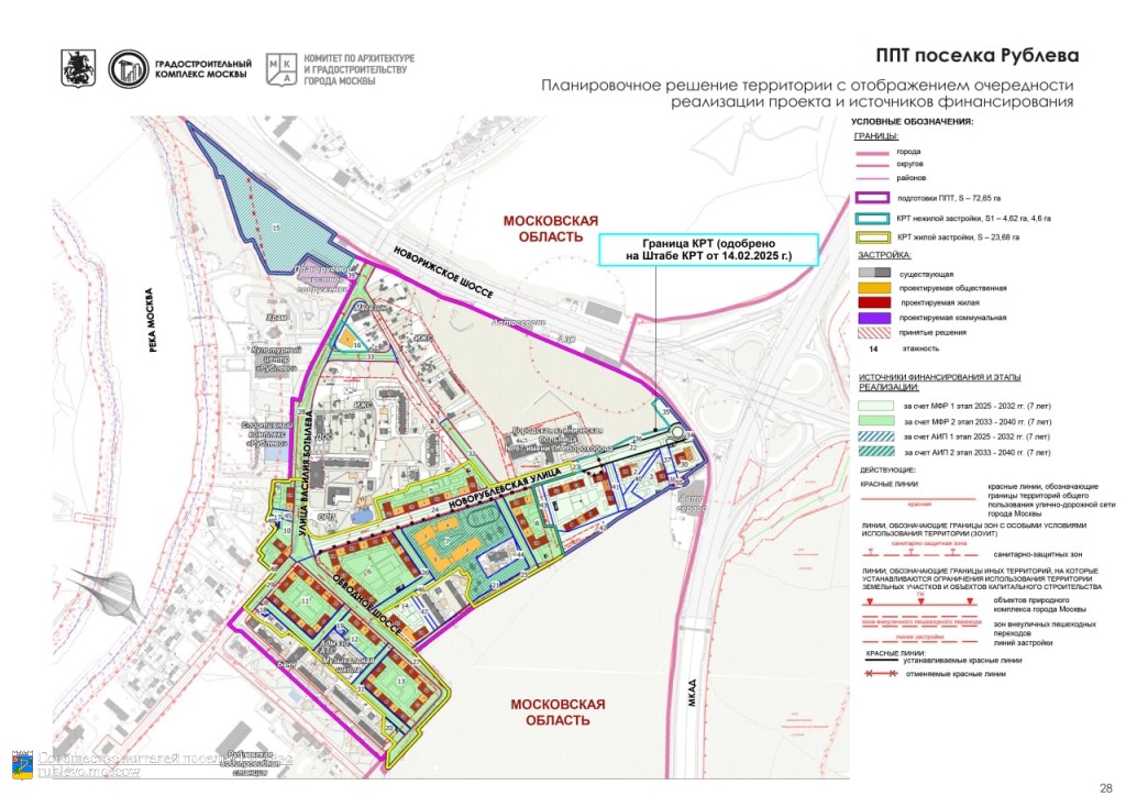 Опубликовали проект сноса и застройки Рублёво. 1