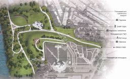 Концепция благоустройства территории у храма &laquo;Неувядаемый Цвет&raquo; в Рублево от 02.2020