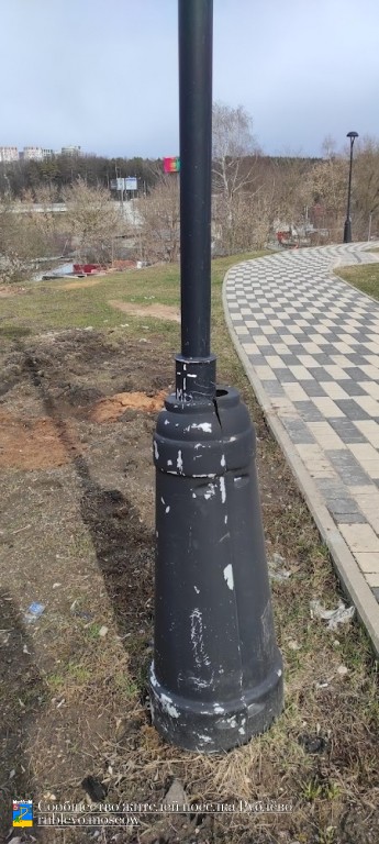 Благоустройство территории у храма &laquo;Неувядаемый Цвет&raquo; в Рублево не пережило первую же зиму. 16