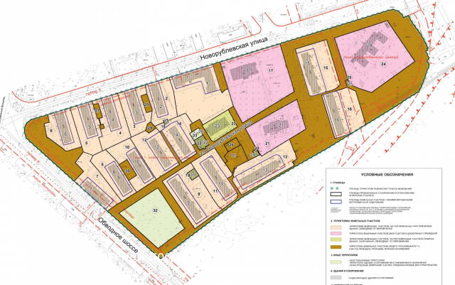 Проект межевания Рублёво - ул. Новорублёвска, ул. 2-ая Новорублёвская