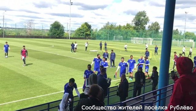 Тренировка сборной Ирана по футболу в Рублёво