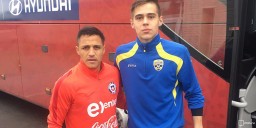 Тренировки чилийской команды проходят на стадионе в Рублёво