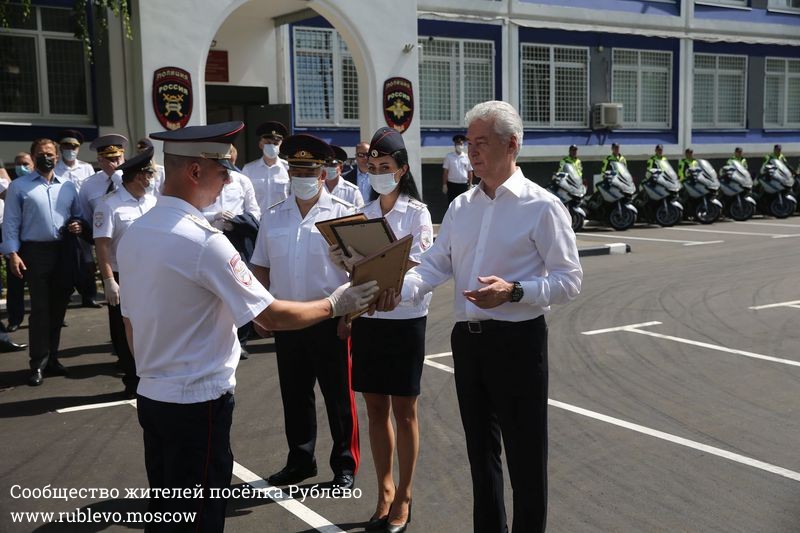 Визит мэра во 2-й отдельный спецбатальон ДПС ГИБДД 1